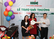 Một số hình ảnh trao giải thưởng đợt 1 trong chương trình: “Mua bảo hiểm xe ô tô trúng ngay xe Sh125i”
